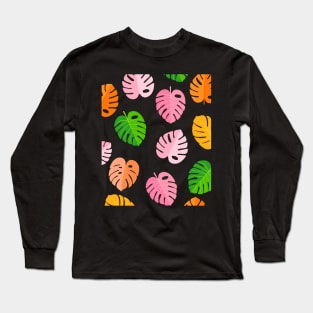 Monstera-leaves Long Sleeve T-Shirt